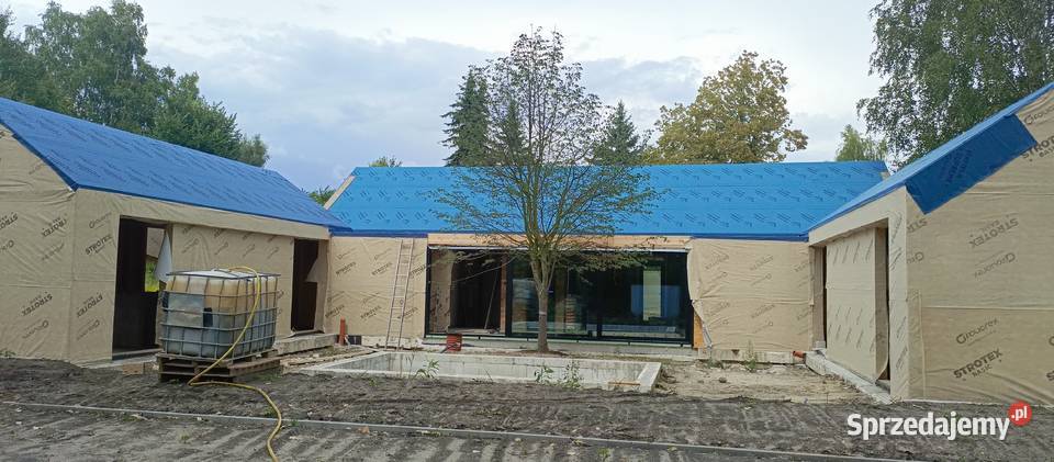 Dom 70 m na zgłoszenie szkielet drewniany Polkowice sprzedam