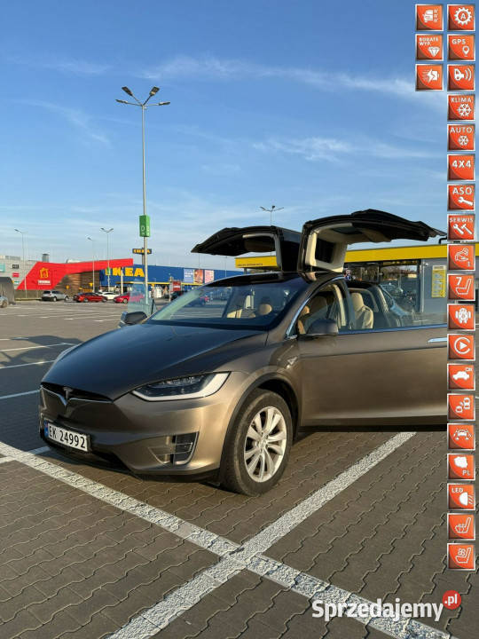 Tesla Model X Tesla x darmowe ładowanie wspomaganie kierownicy