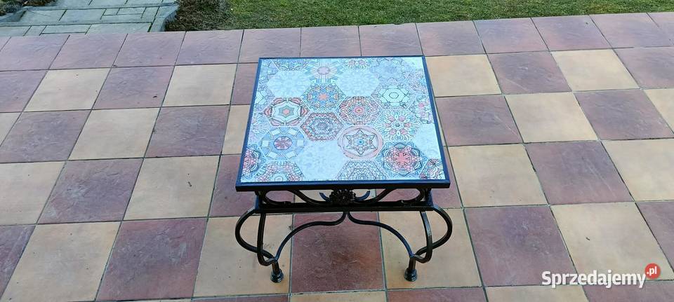 Sprzedam bowy stolik kawowy rękodzieło Ilkowice