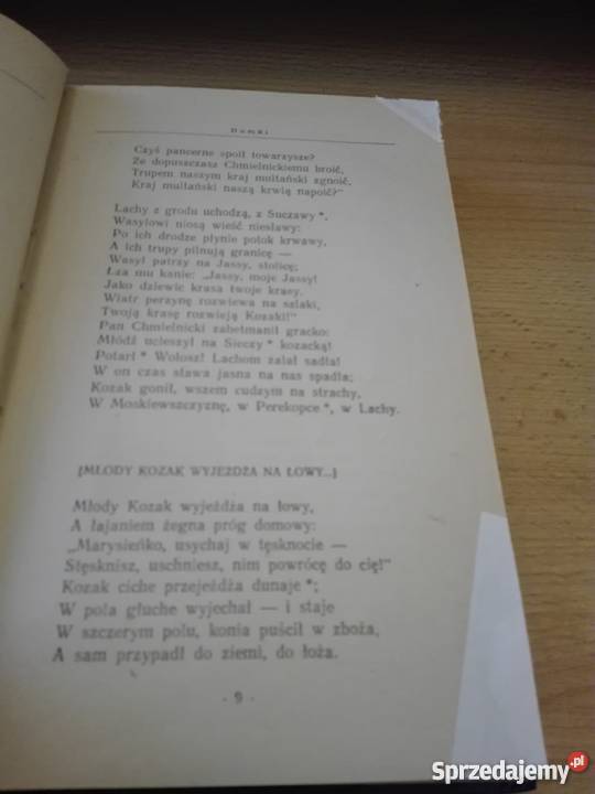 Ogrody i poeci wybór pism Lucjan Siemieński Gdańsk sprzedam