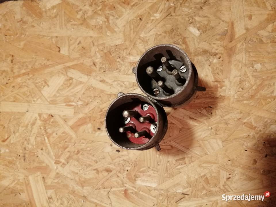 wtyczki siłowe PRL starego