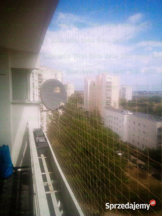 Siatki na balkon Warszawa Montaż Siatki