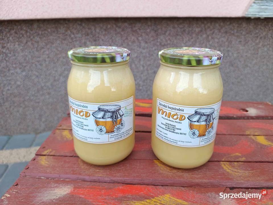 Miód Wielokwiatowy zbiór 2025 słoik 09L lubelskie Lublin sprzedam