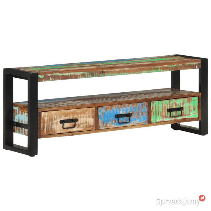Szafka pod TV 120x30x45 lite drewno z odzysku Warszawa