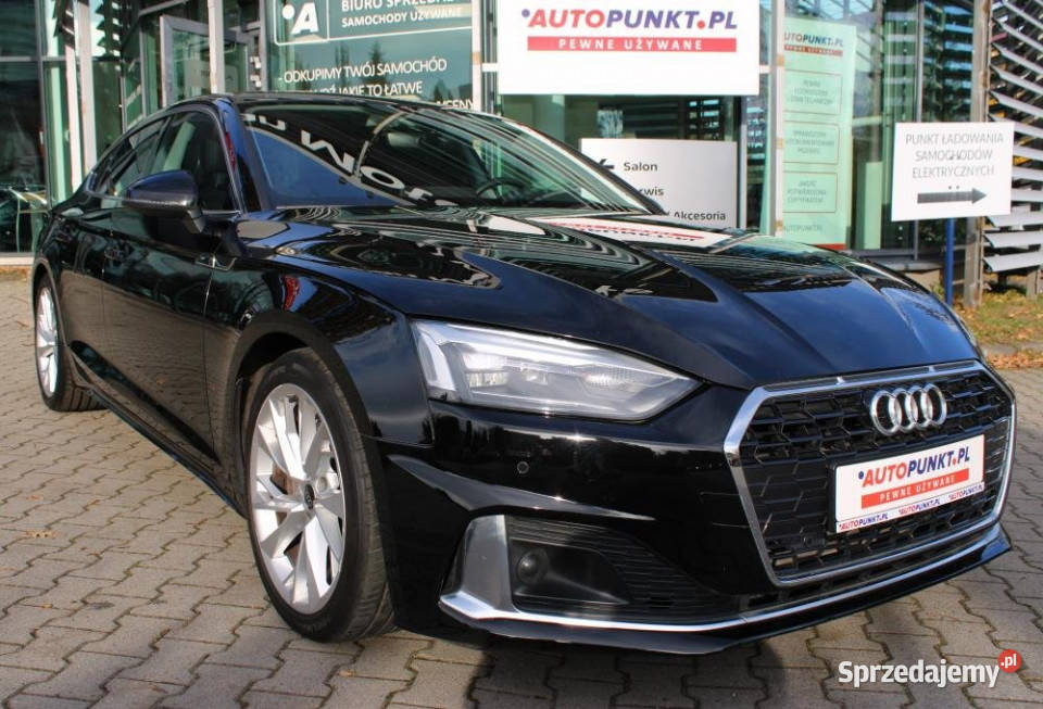 Audi A5 2022r Gwarancja IWŁ ASO FV23 Kamery Motoryzacja Chorzów