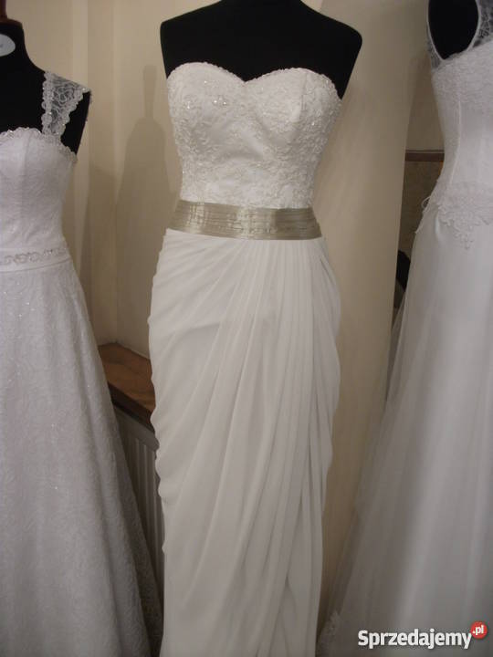 przepiękna suknia ślubna Fularażywczyk Rozmiar 38(M) Moda i Styl Kraków