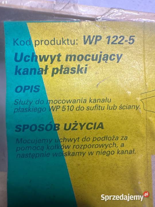 Uchwyt mocujący WP 1225 Kanały, kształtki, przewody Gliwice