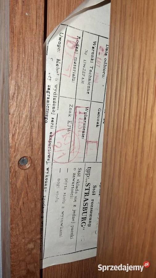 Stół kuchenny rozsuwany