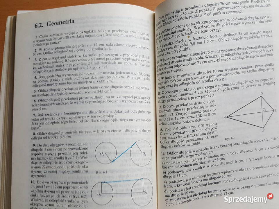 MATEMATYKA 8, podręcznik dla kl. ósmej, S. Wołodźko, książka Złotniki