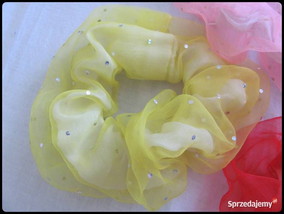 kolorowe gumki frotki do włosów dziewczynki 5