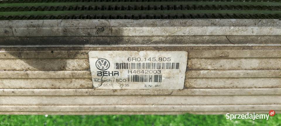 INTERCOOLER VW SEAT SKODA AUDI 12 16 TDI osobowe Wentylatory chłodnicy wielkopolskie