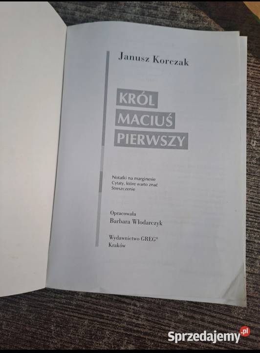 Król Maciuś Pierwszy miękka
