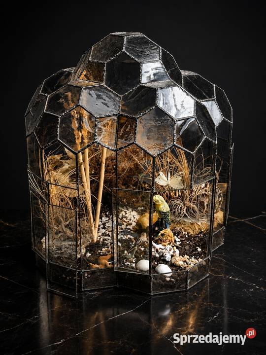 Unikatowe Terrarium w Stylu Tiffanyego Szklana Poddębice sprzedam