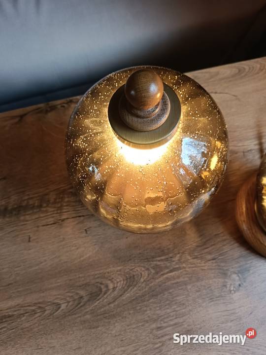 Dwie stare lampki nocne Hillebrand lata 80te Lipno