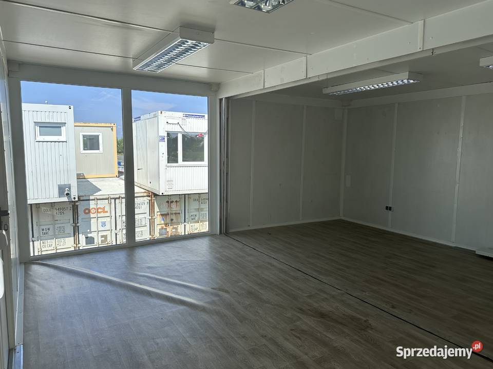 KONTENER BIUROWY PODWÓJNY DUŻE WITRYNY Wrocław