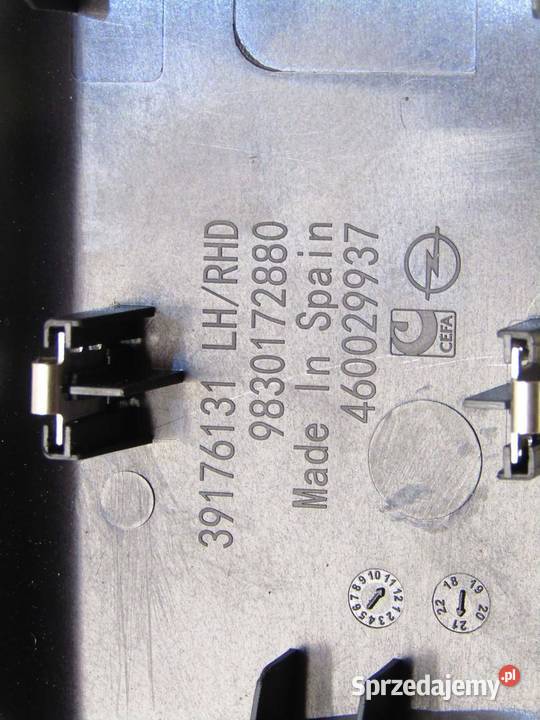 PANEL PRZEŁĄCZNIK SZYB PRAWY PRZÓD PRZEDNI OPEL