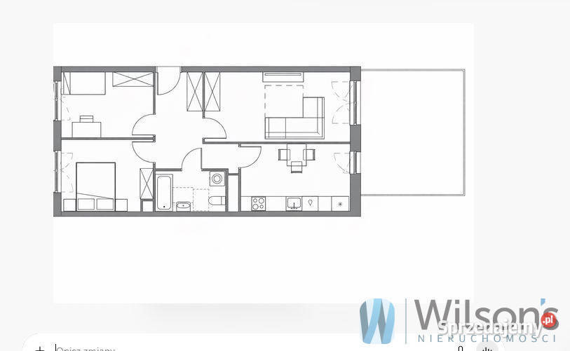 Mieszkanie Wrocław 6364m2 3 pokoje