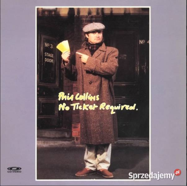Phil Collins No Ticket Required laserdisc 1 płyta Kraków