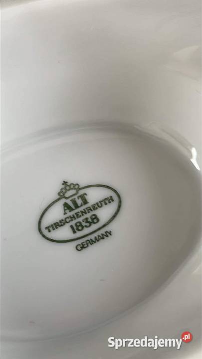 Sosjerka Alt Tirschenreuth Germany Biała Porcelana i szkło Gdańsk