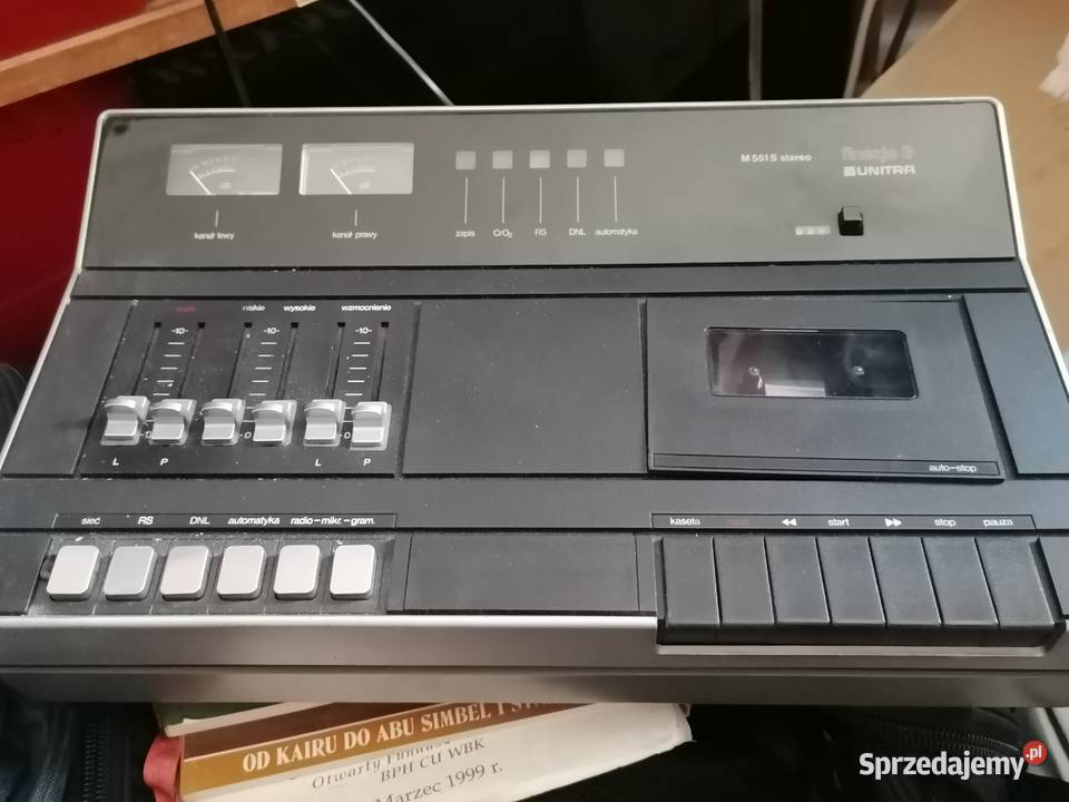 Magnetofon kasetowy Finezja z końca lat 70tych Kraków