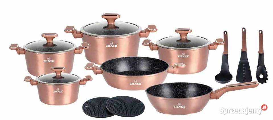 Garnki rose gold sprzedam