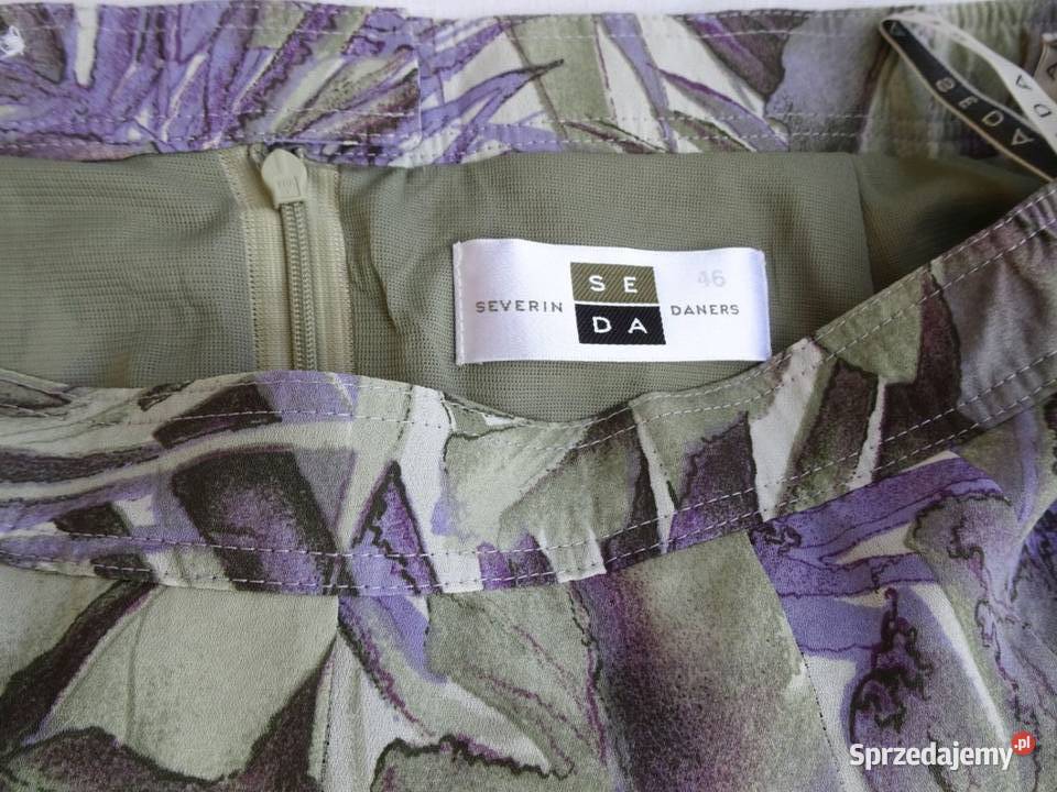 Severin Daners Urocza spódnica Liście 46 idealna Rozmiar 46 małopolskie Nowy Sącz