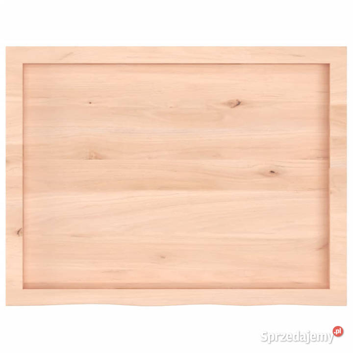 Półka 80x60x26 surowe lite drewno dębowe Półki Warszawa