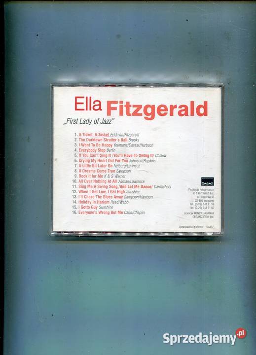 Ella Fitzgerald First Lady of Jazz Płyta CD CD Szczecin