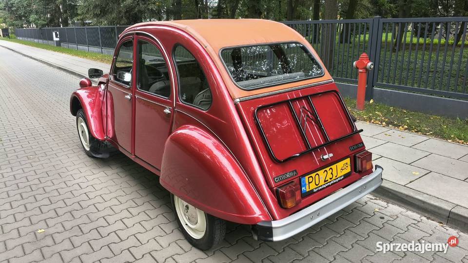 CITRON 2CV6 CLUB ŻÓŁTE TABLICE 1988 Kompleksowej 2 CV Zgierz