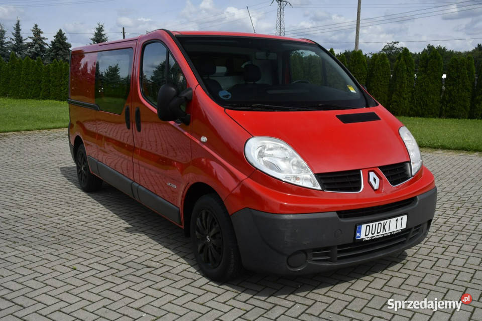 Renault Trafic 20dci DUDKI11 3 czerwony