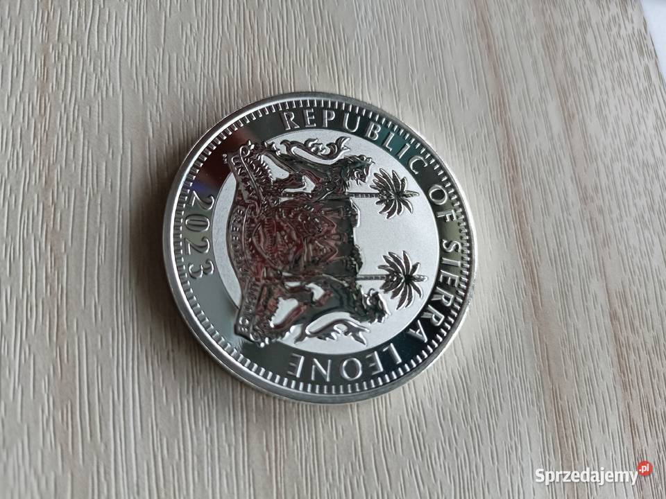 Sierra Leone Egyptian Gods Isis Srebro 1 oz Warszawa