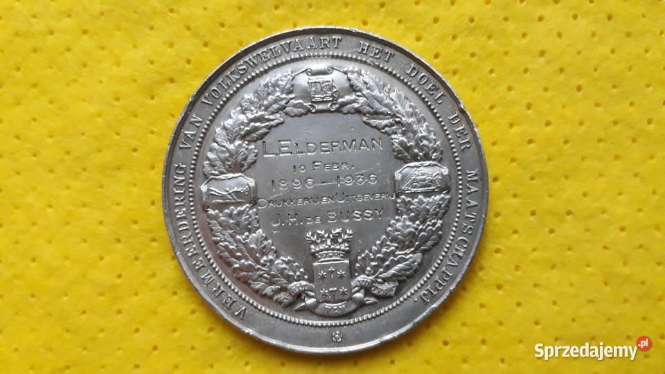 MEDAL Holenderskie Towarzystwo Przemysłu I Bukownica sprzedam