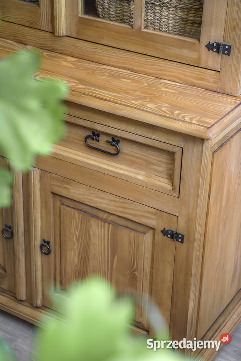 Duża witryna biblioteczka drewniana VIT 18 Maków Podhalański