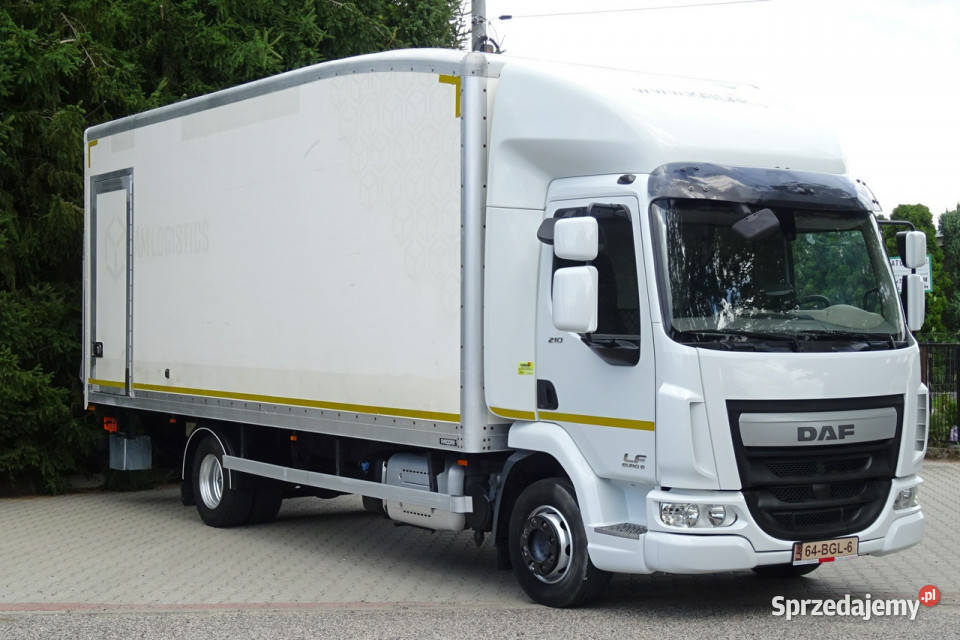 DAF LF 210 euro 6 kontener aerodynamiczny winda mazowieckie Góra Kalwaria sprzedam