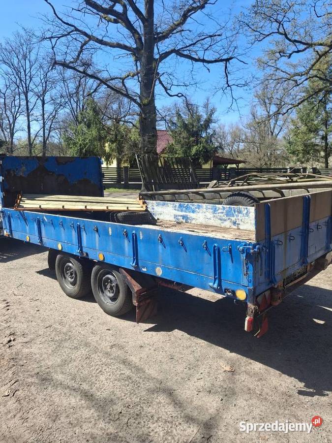 Przyczepa Hapert 400x180 Alu burty 2000 dmc Krosno Odrzańskie