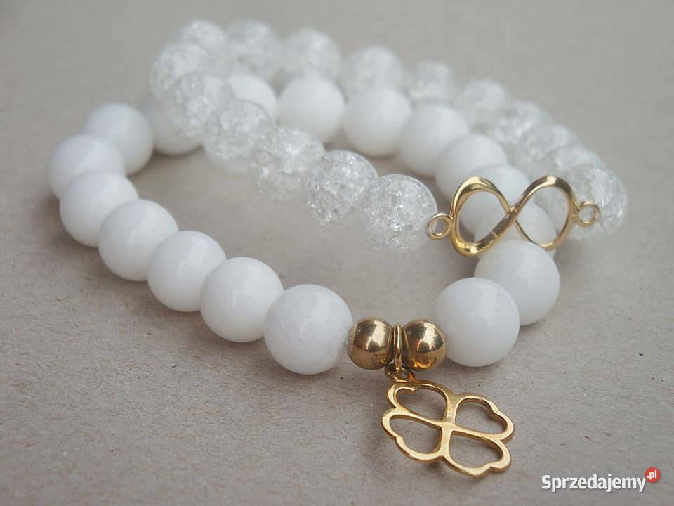 Bransoletki z Kryształu górskiego i Agatu Bransoletki Kielce