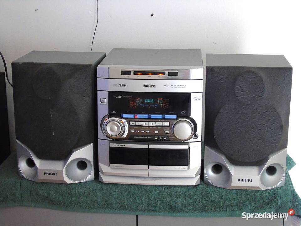 Wieża Philips kolumny Radio RDS AUX mocna Wieże i miniwieże podkarpackie