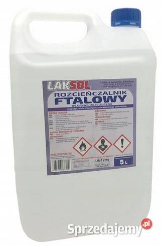 Toluen Rozcieńczalnik Ftalowy Farby Olejne 5L Łódź