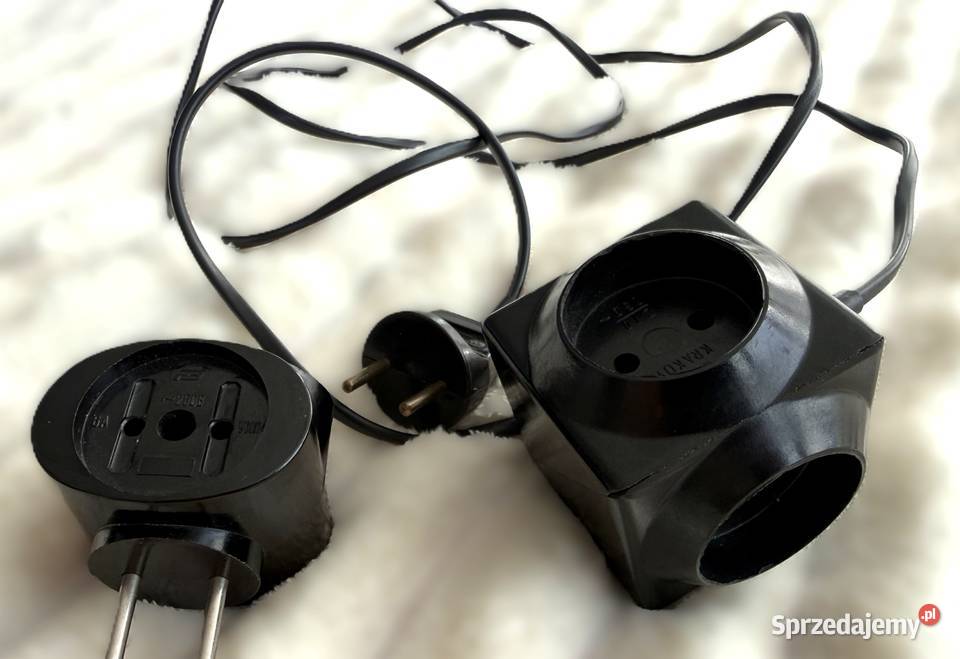 Stary z czasów PRL bakelitowy przedłużacz stan Pozostałe pomorskie Gdańsk