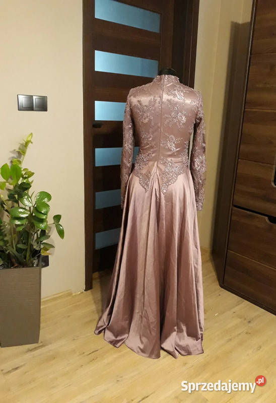 Eleganca sukienka koronkowa satynowa Sosnowiec