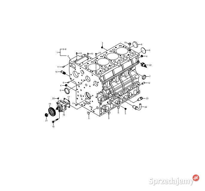Kioti DK551C DK551 katalog czesci naprawa Kielce