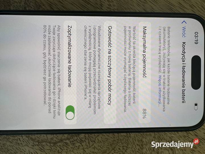 iPhone 14 pro 128GB eSIM bateria 88 Szamotuły