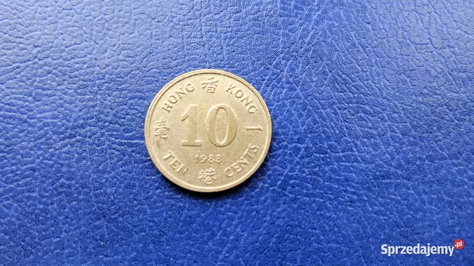 Stare monety 10 cent 1983 Hong Kong podkarpackie sprzedam