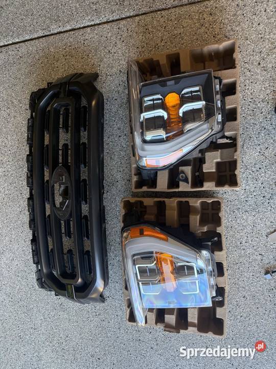 2021 Ford F150 2x lampy Led z modulami grill Oświetlenie