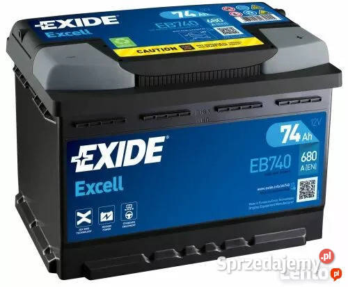 Akumulator Exide Excell 74Ah 680A
