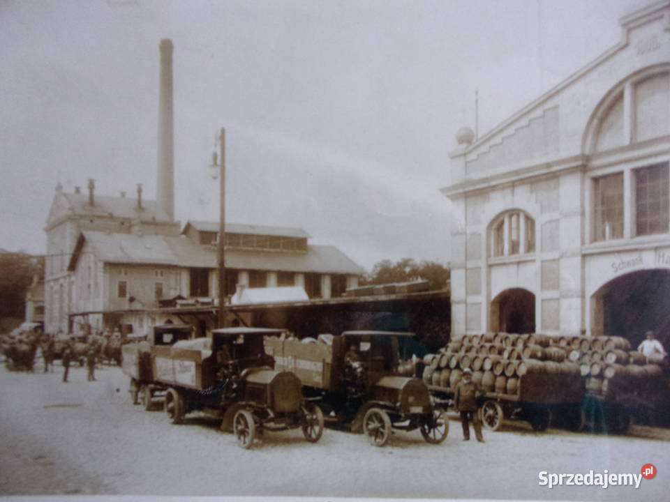 Firmowe foto browaru z początki XXw Radeberger Pozostałe Warszawa