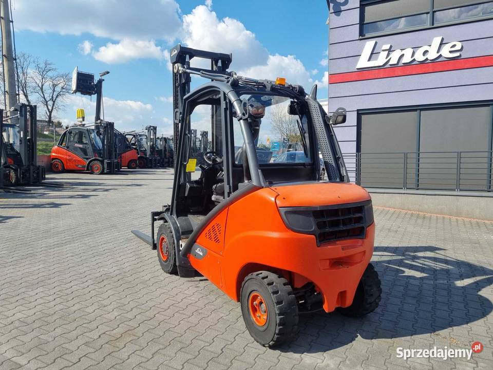 Wózek widłowy Linde H35D02 Przesuw boczny BD2227 diesel Wózki widłowe Wózki widłowe Mogilany