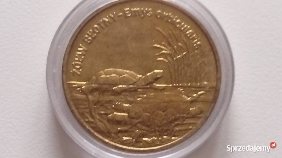 Moneta 2 2002 r Żółw błotnySeria Zwierzęta sprzedam