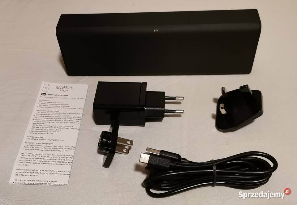 Lametric TIME LM 37X8 Zegar Stacja Pogody Radio Zamość