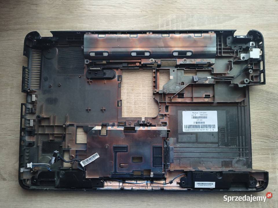 HP 650 Obudowa Dolna Kabel DC kabel SATA Bolesław